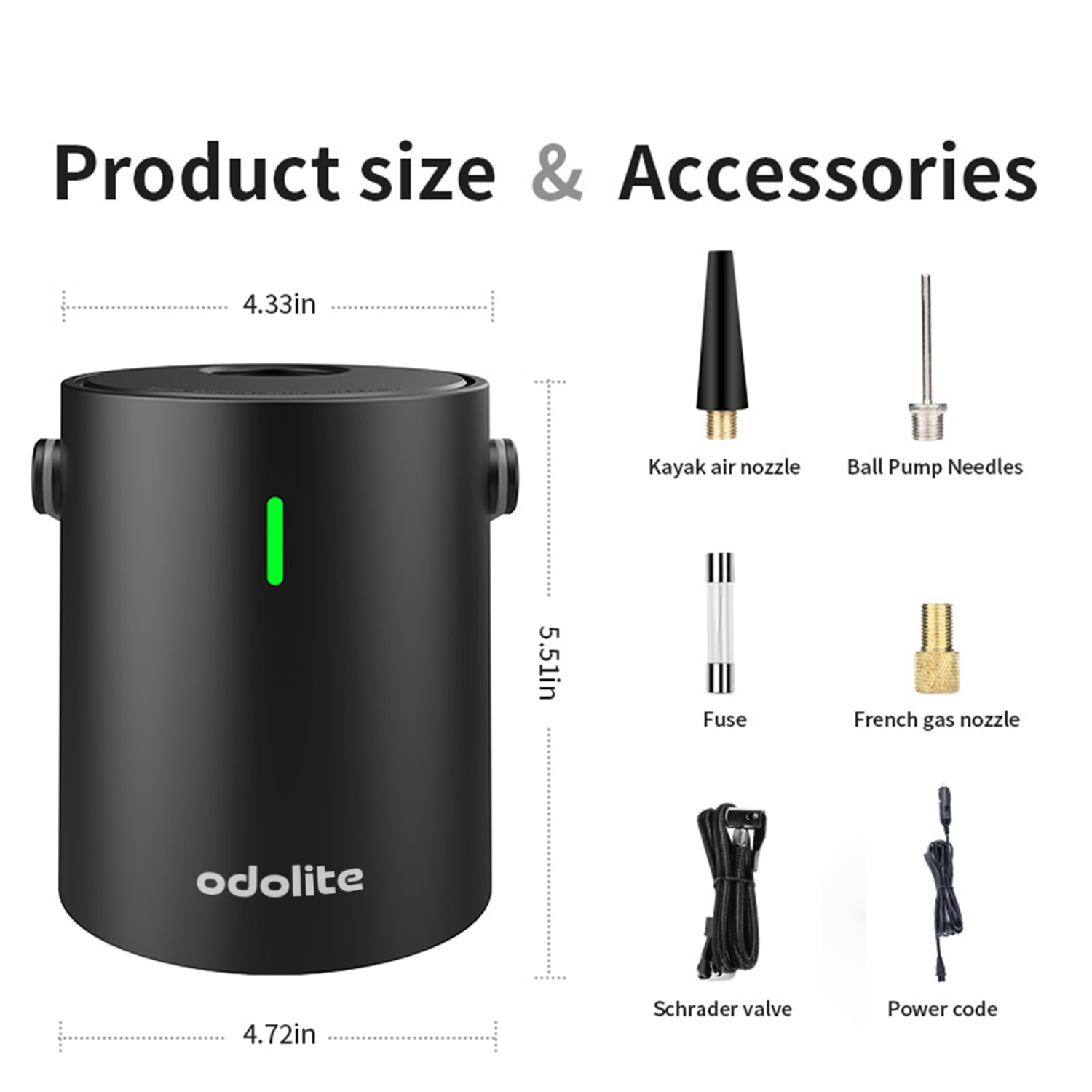 Digital Tyre Inflator for Car - Corded